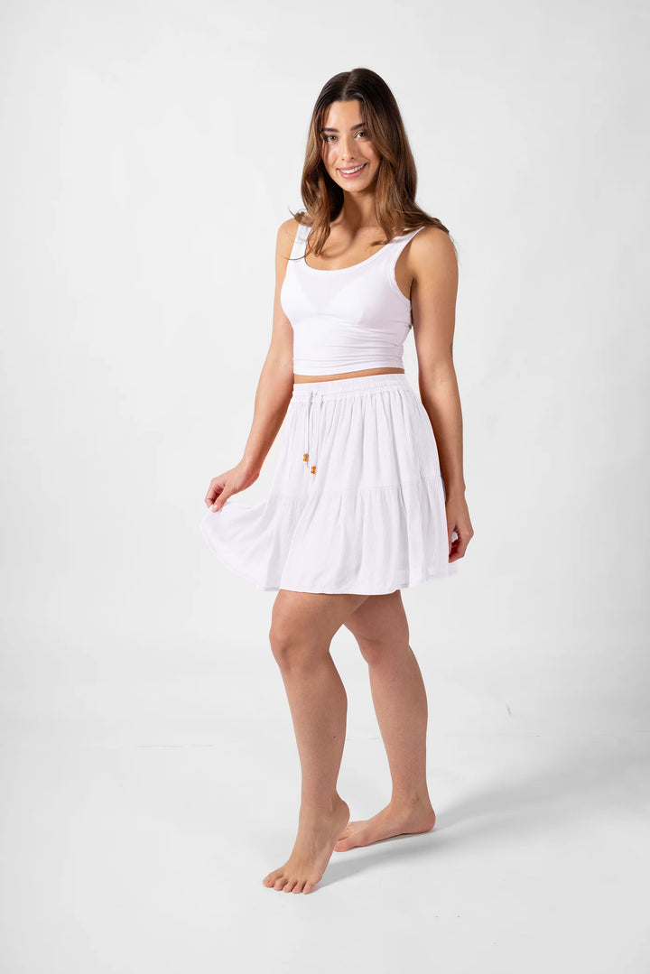 Miami Tiered Short Skirt