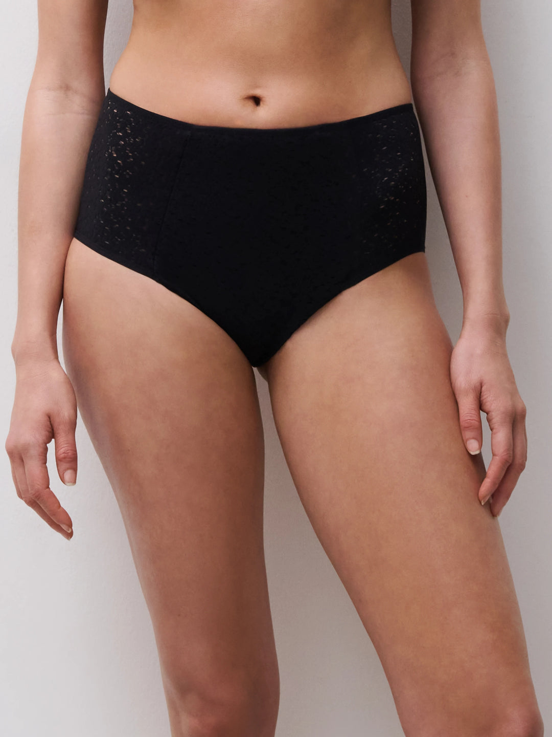 Norah High Waist Brief - Black