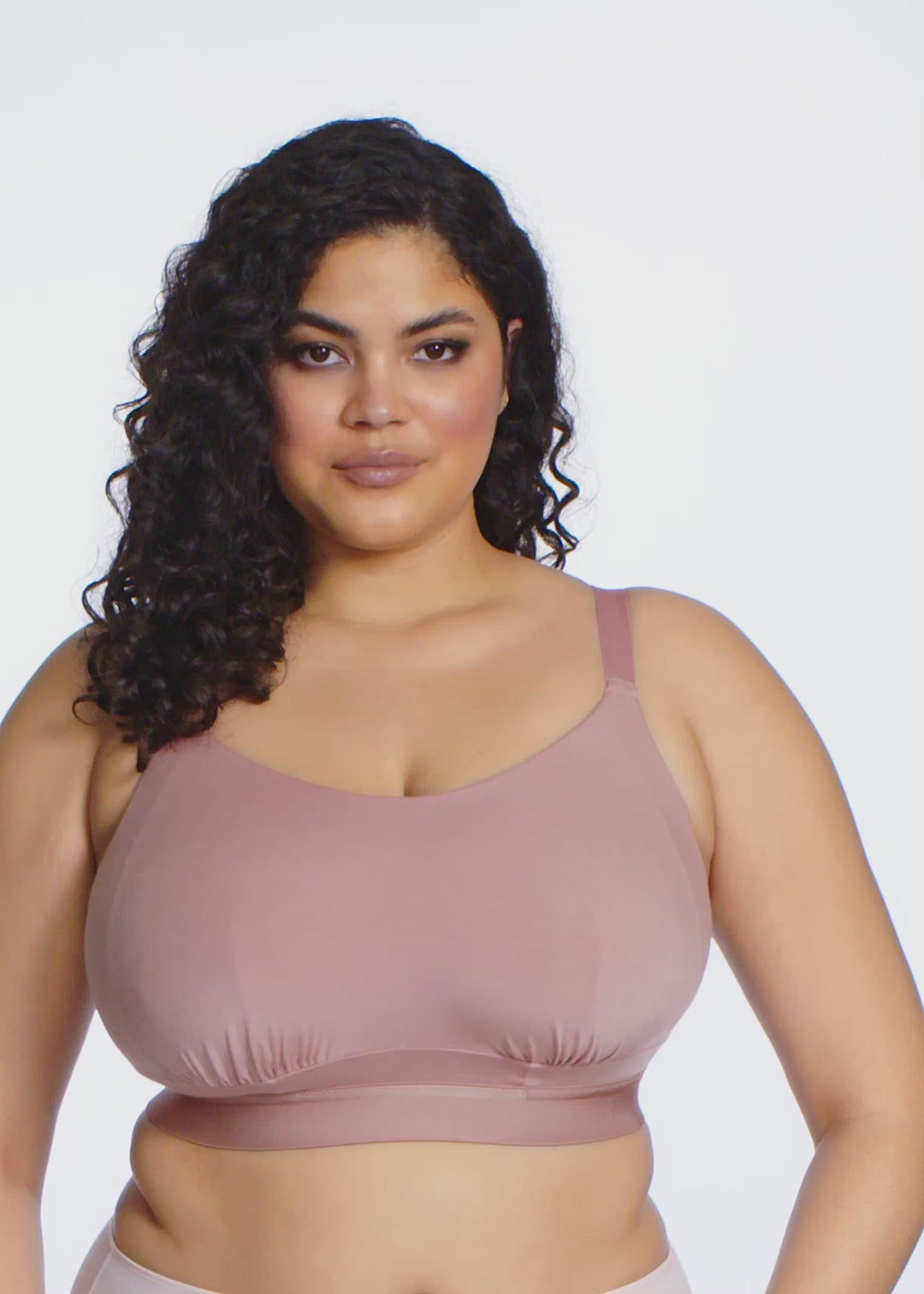 Elomi Downtime Non Wired Bralette - Ash Rose