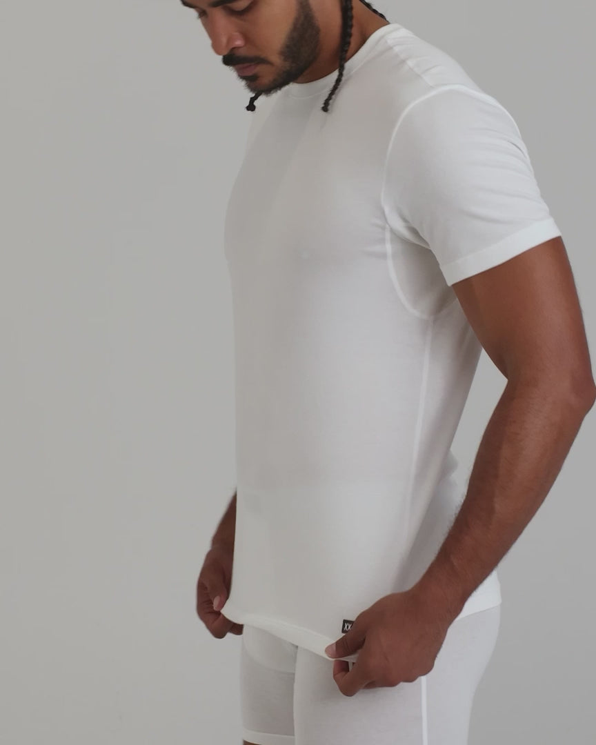 Saxx DropTemp® Dry Cotton (2 Pack). Cooling Crew Neck Undershirt