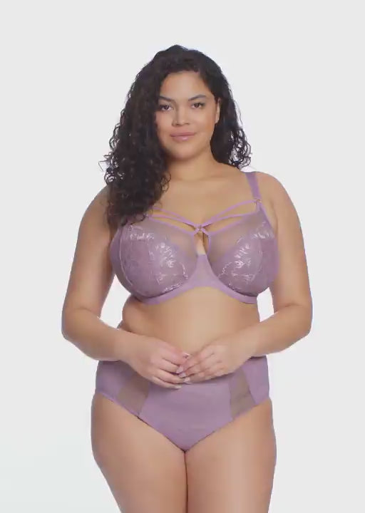 Elomi Brianna Plunge Bra - Heather