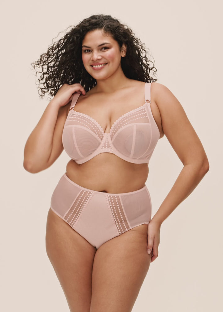 Elomi Matilda Plunge Underwire Bra- Pearl Blush