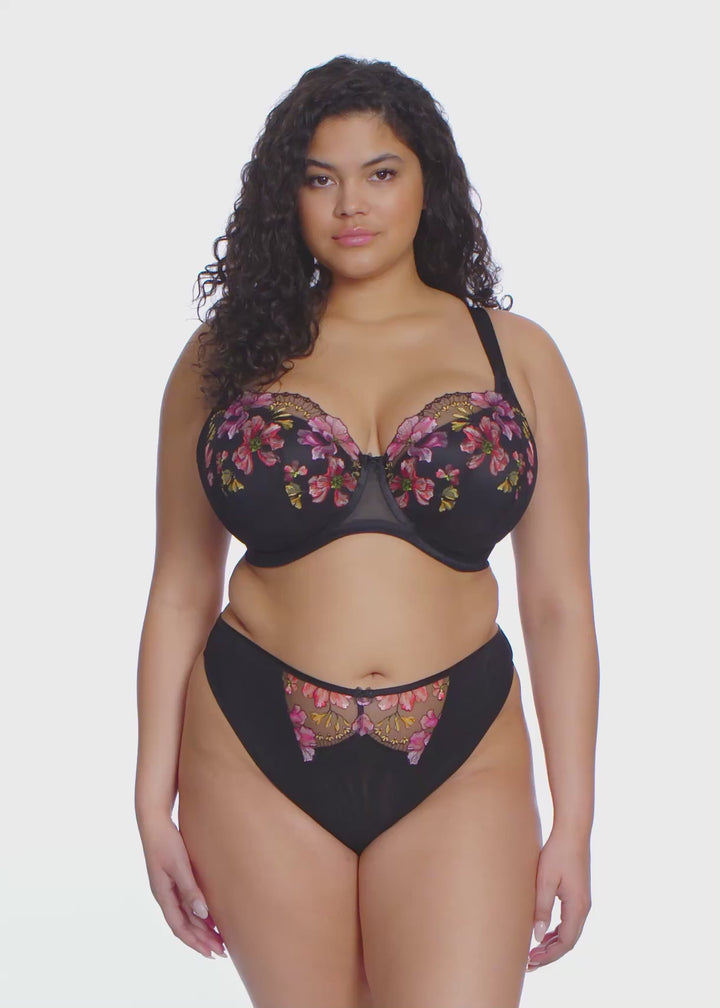 Elomi Teagan Underwire Padded Half Cup - Rainbow