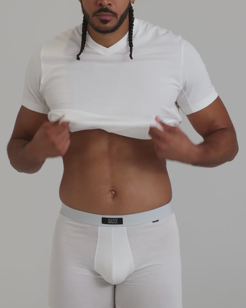 Saxx DropTemp® Dry Cotton (2 Pack). Cooling V-Neck Undershirt