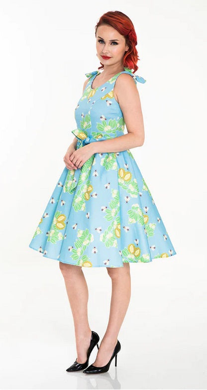 "Bri" Prickly Pear Bee A-Line Dress