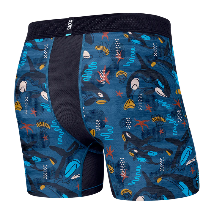 Saxx DropTemp Boxer Brief - Whale Watch