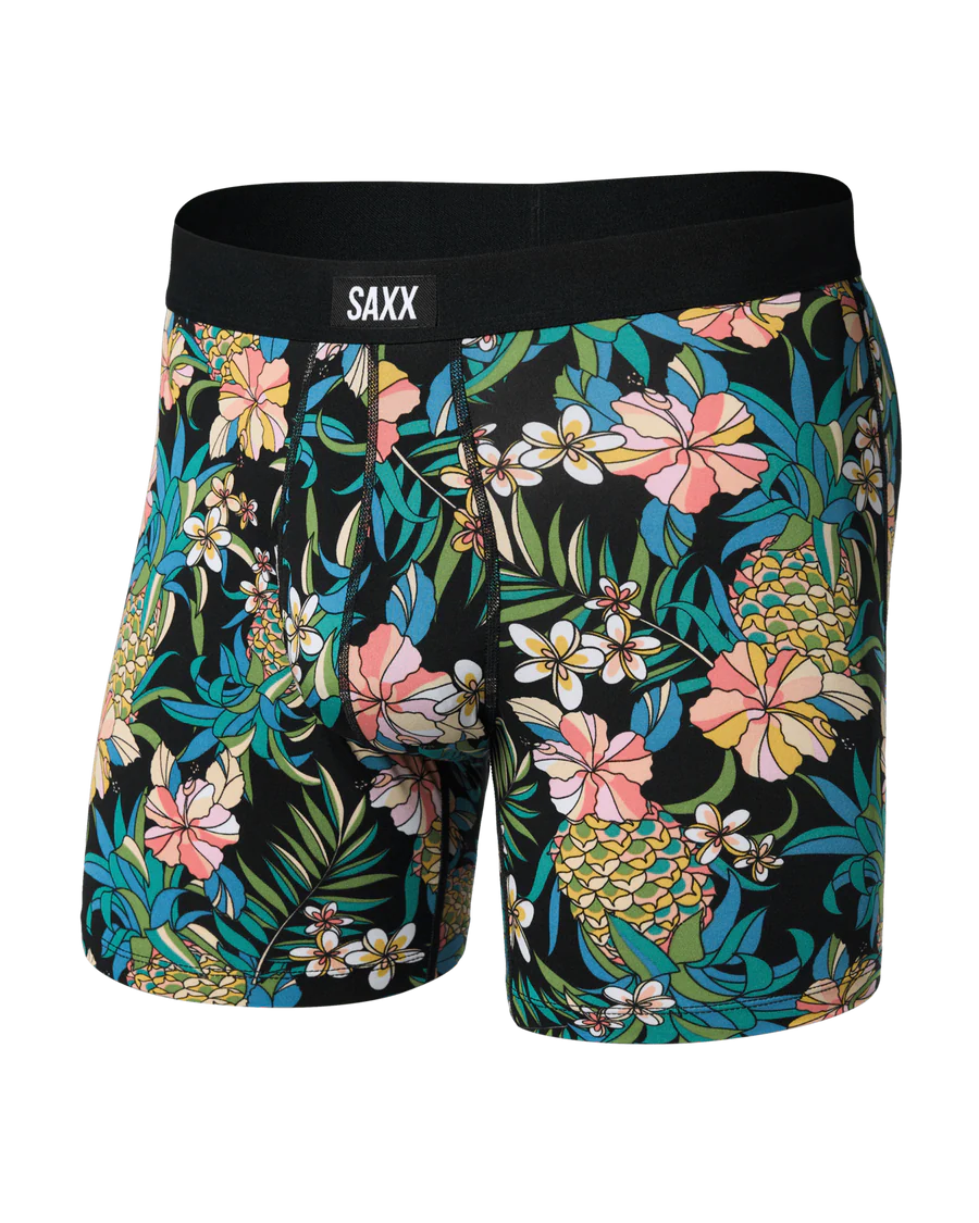 Saxx Daytripper Comfort Stretch Boxer Brief - PINEAPPLE FIELD