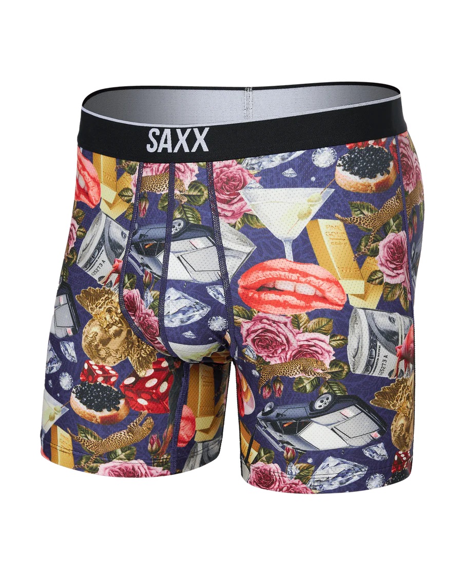 🇨🇦 Saxx Volt Breathable Mesh - 90'S HIGH  ROLLER - Size Large