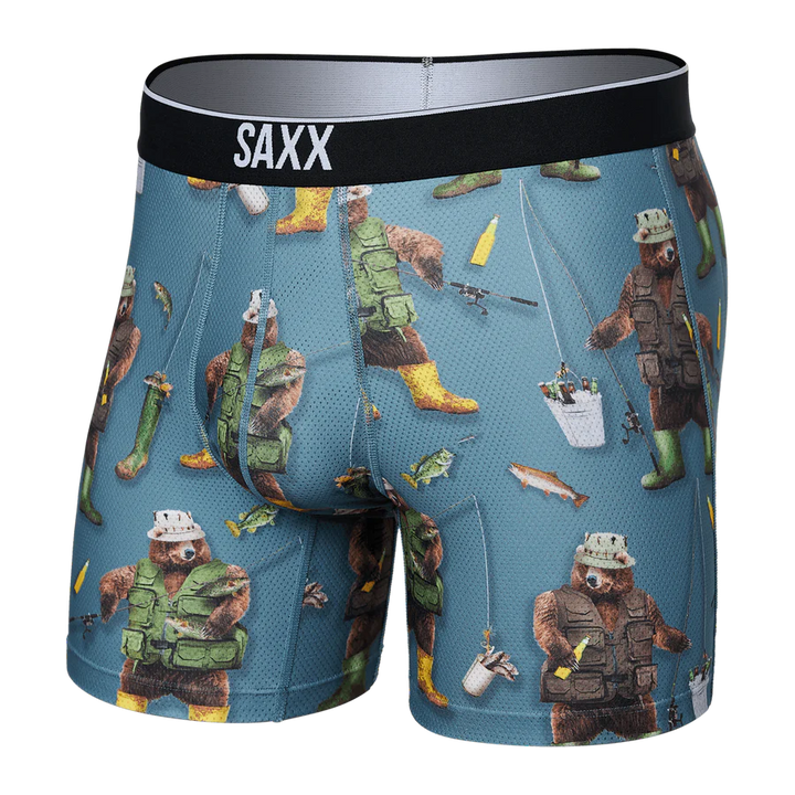 🇨🇦 Saxx Volt Boxer Brief - Water Foul- Washed Teal