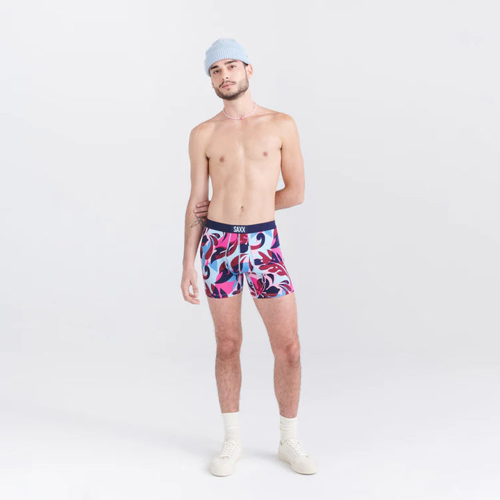 🇨🇦 Saxx Ultra Super Soft Boxer Brief - Tropical Lens - Size Medium