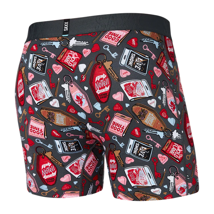 Saxx DropTemp™ Cooling Cotton Boxer Brief -  No Tell Motel