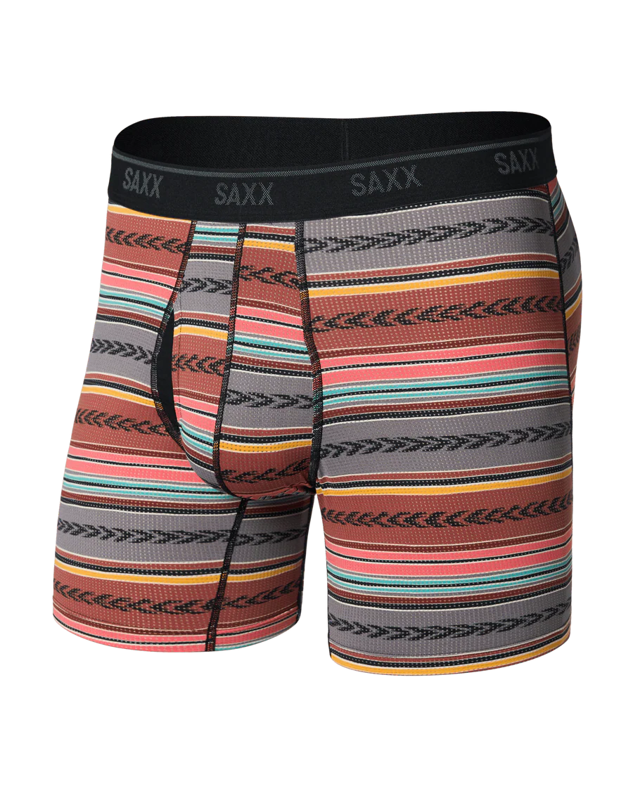 Saxx Quest Quick-Dry Mesh - Globetrekker Stripe