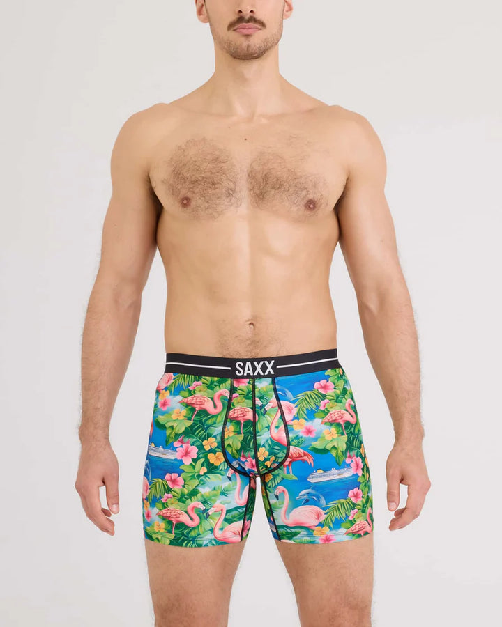 Saxx Volt Breathable Mesh - Flamingo Bay - Sheer Essentials Lingerie & Swimwear