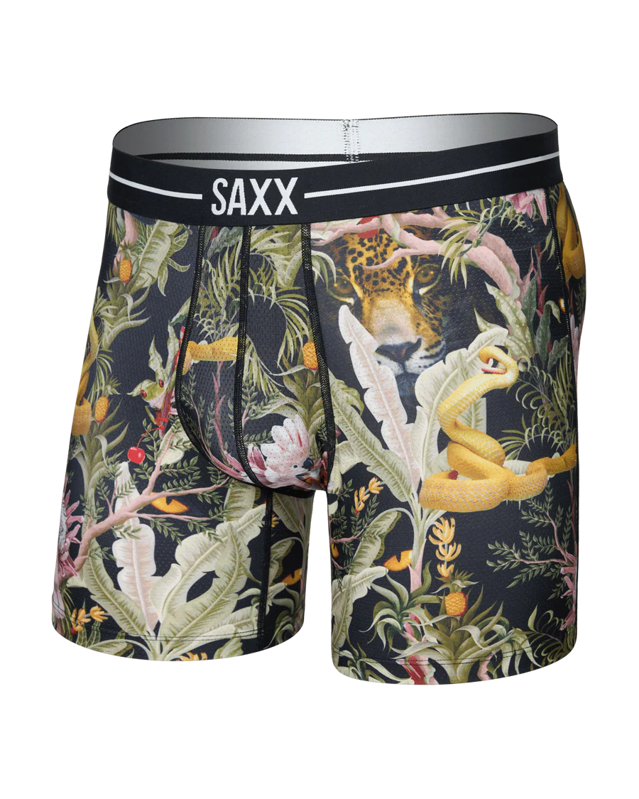 Saxx Volt Breathable Mesh - Jungle Juice-Black