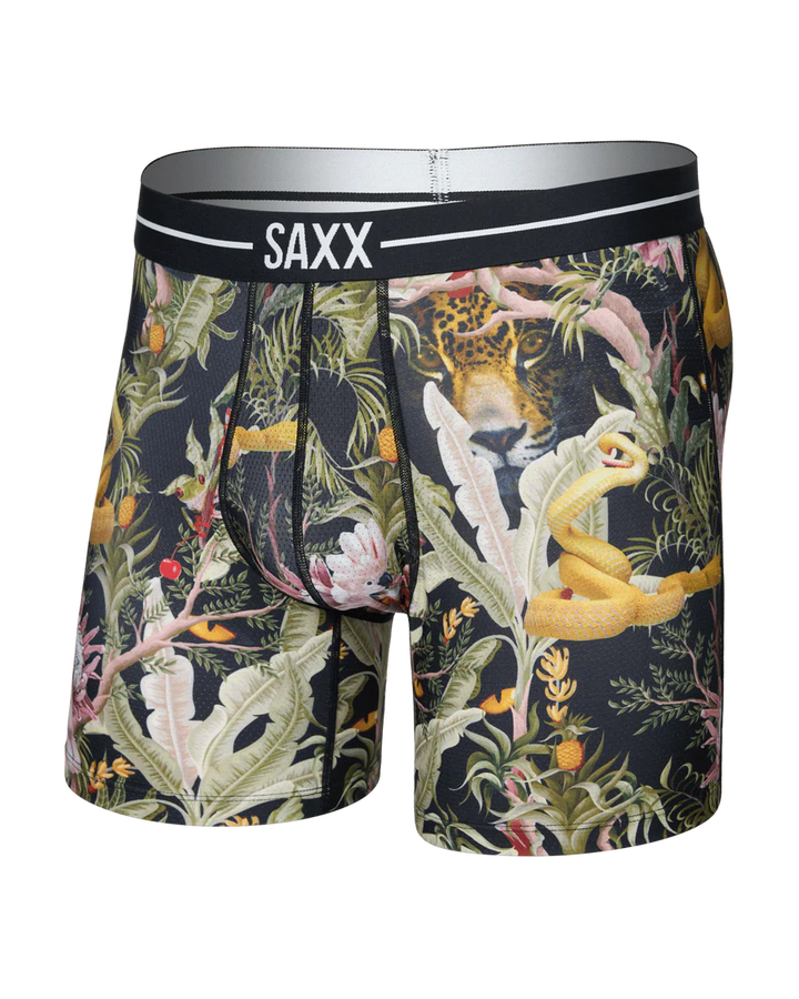 Saxx Volt Breathable Mesh - Jungle Juice-Black