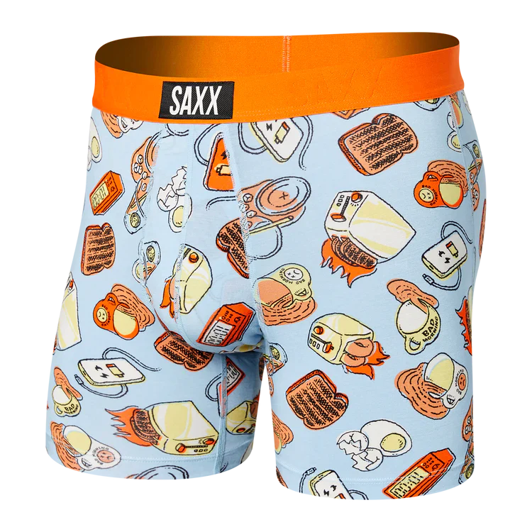 Saxx Vibe Super Soft Boxer Brief - Bad Morning Blue