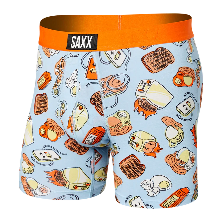 Saxx Vibe Super Soft Boxer Brief - Bad Morning Blue