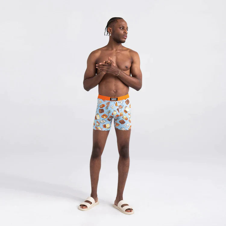 Saxx Vibe Super Soft Boxer Brief - Bad Morning Blue