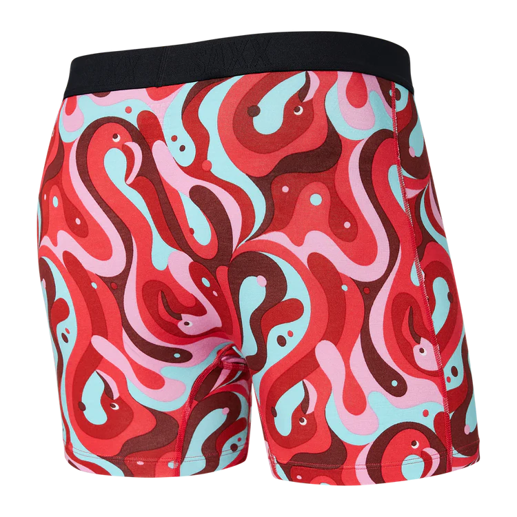 🇨🇦 Saxx Vibe Super Soft Boxer Brief - Lava Lamp Flamingo