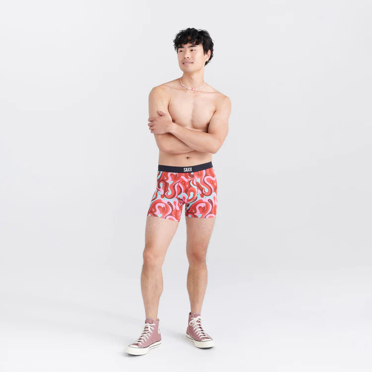 Saxx Vibe Super Soft Boxer Brief - Lava Lamp Flamingo