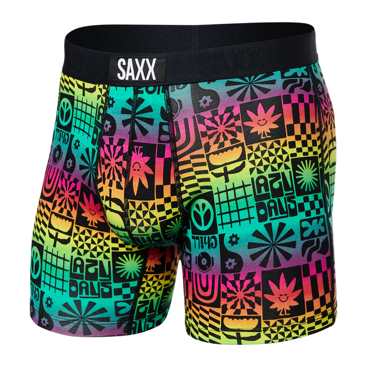 Saxx Vibe Super Soft Boxer Brief - Lazy Days