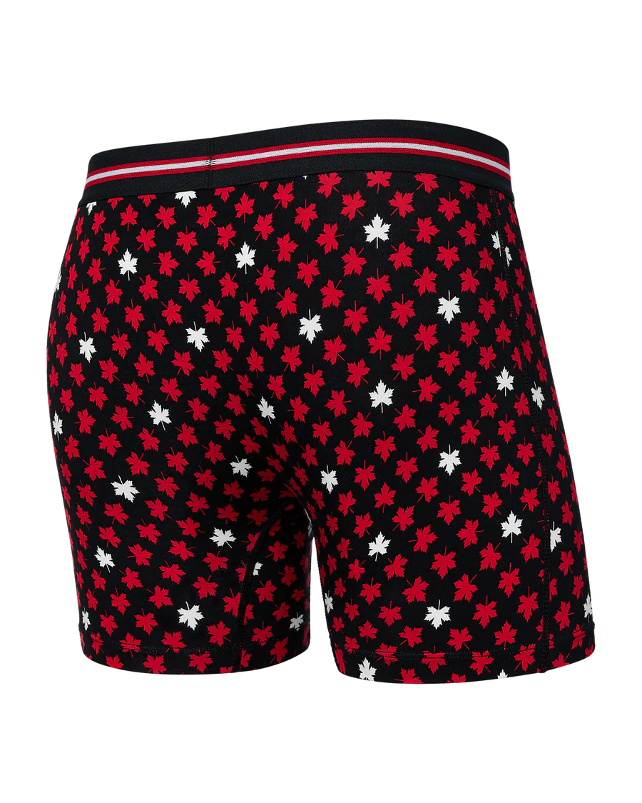 🇨🇦 Saxx Vibe Super Soft - Maple Leaf- Black