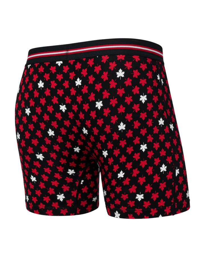🇨🇦 Saxx Vibe Super Soft - Maple Leaf- Black