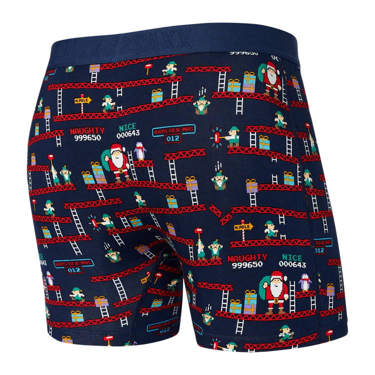 🇨🇦 Saxx Vibe Super Soft Boxer Brief - Santa's Workshop