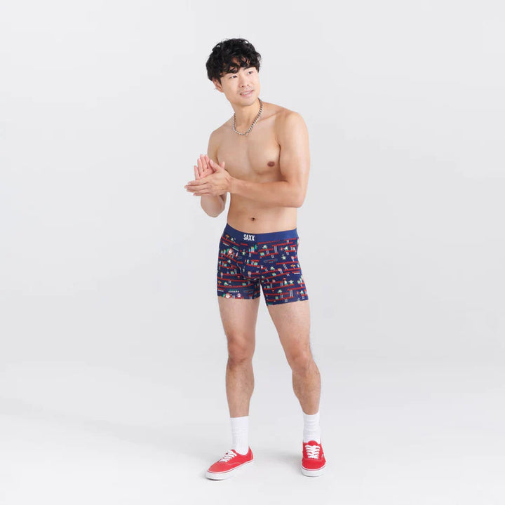 🇨🇦 Saxx Vibe Super Soft Boxer Brief - Santa's Workshop