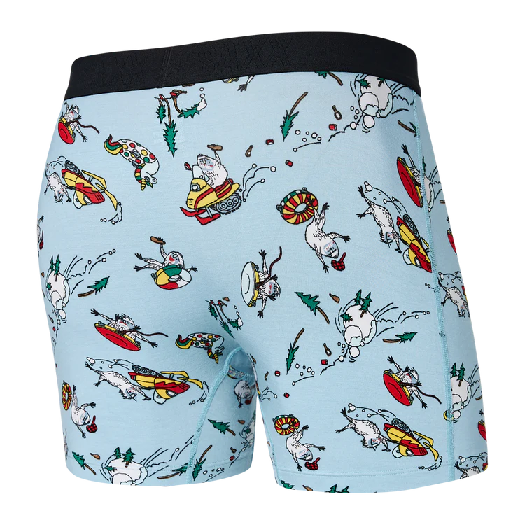 🇨🇦 Saxx Vibe Super Soft Boxer Brief - Totally Tubular - Size Medium