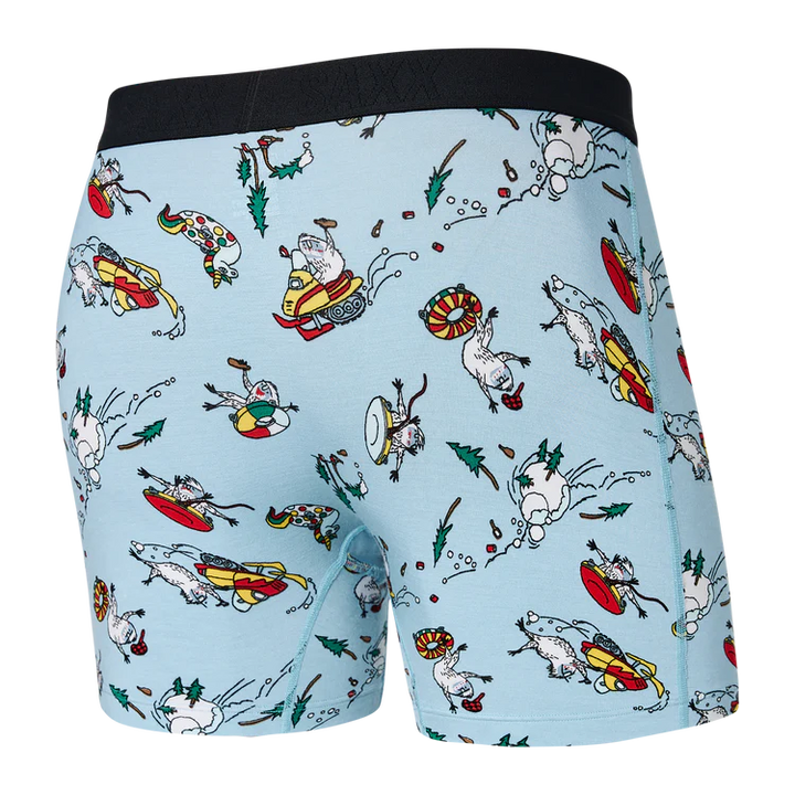 🇨🇦 Saxx Vibe Super Soft Boxer Brief - Totally Tubular - Size Medium
