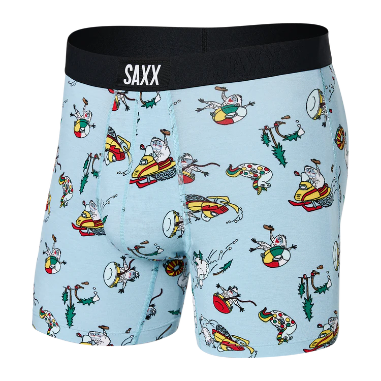 🇨🇦 Saxx Vibe Super Soft Boxer Brief - Totally Tubular - Size Medium