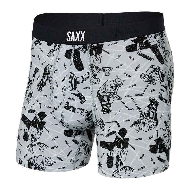 🇨🇦 Saxx Vibe Super Soft Boxer Brief - Wild Slapshot - Size Medium