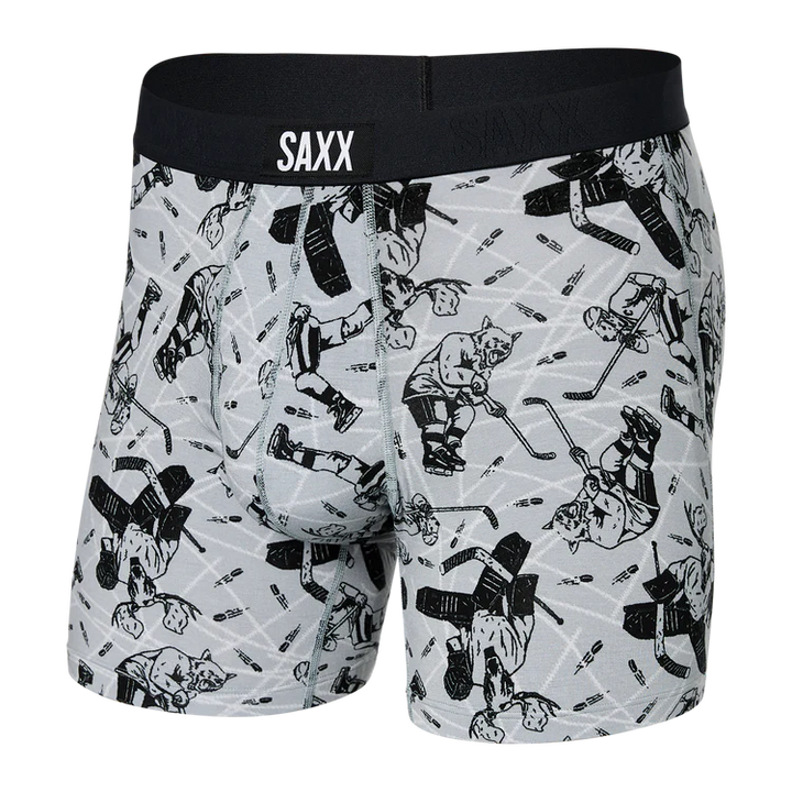 🇨🇦 Saxx Vibe Super Soft Boxer Brief - Wild Slapshot - Size Medium