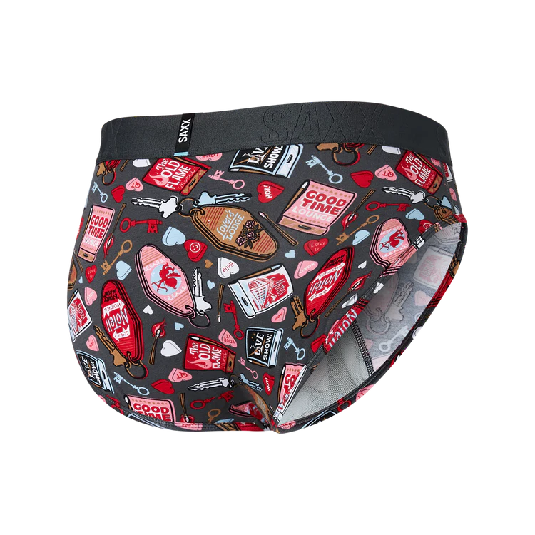 Saxx DropTemp™ Cooling Cotton Brief -  No Tell Motel - Sheer Essentials Lingerie & Swimwear