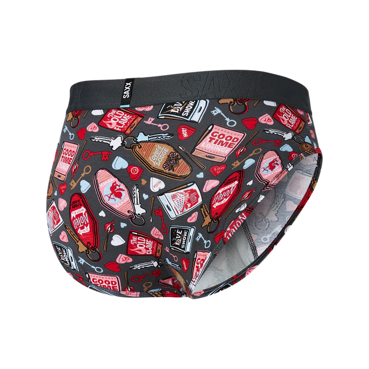 Saxx DropTemp™ Cooling Cotton Brief -  No Tell Motel - Sheer Essentials Lingerie & Swimwear