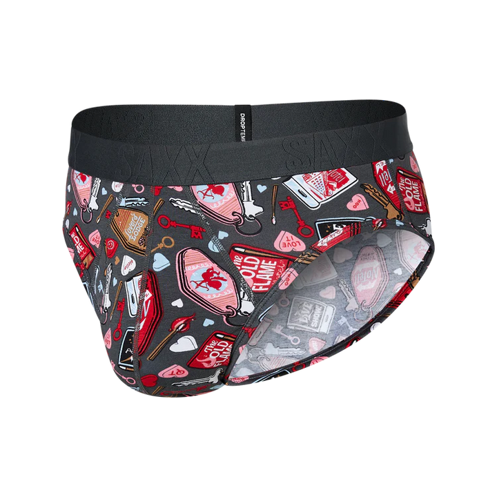Saxx DropTemp™ Cooling Cotton Brief -  No Tell Motel - Sheer Essentials Lingerie & Swimwear