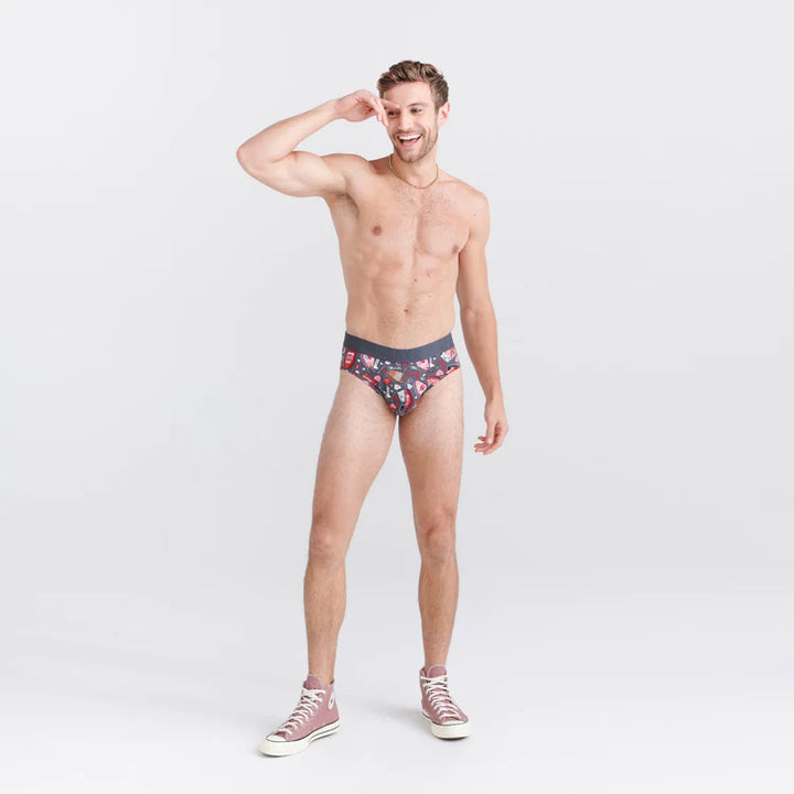 Saxx DropTemp™ Cooling Cotton Brief -  No Tell Motel - Sheer Essentials Lingerie & Swimwear