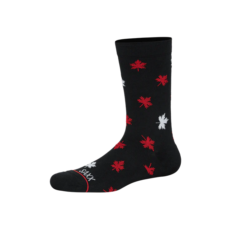 🇨🇦 Saxx Whole Package Maple Leaf Crew Socks