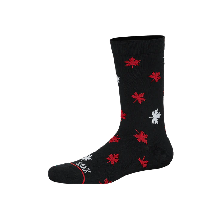 🇨🇦 Saxx Whole Package Maple Leaf Crew Socks