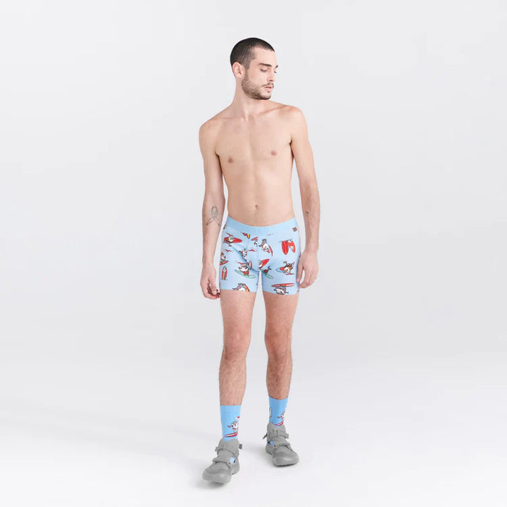 🇨🇦 Saxx Droptemp Cooling Cotton 2-Pack - Surf's Up - Size Small
