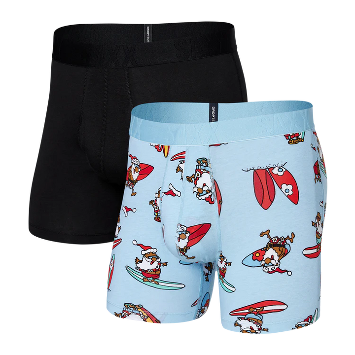 🇨🇦 Saxx Droptemp Cooling Cotton 2-Pack - Surf's Up - Size Small