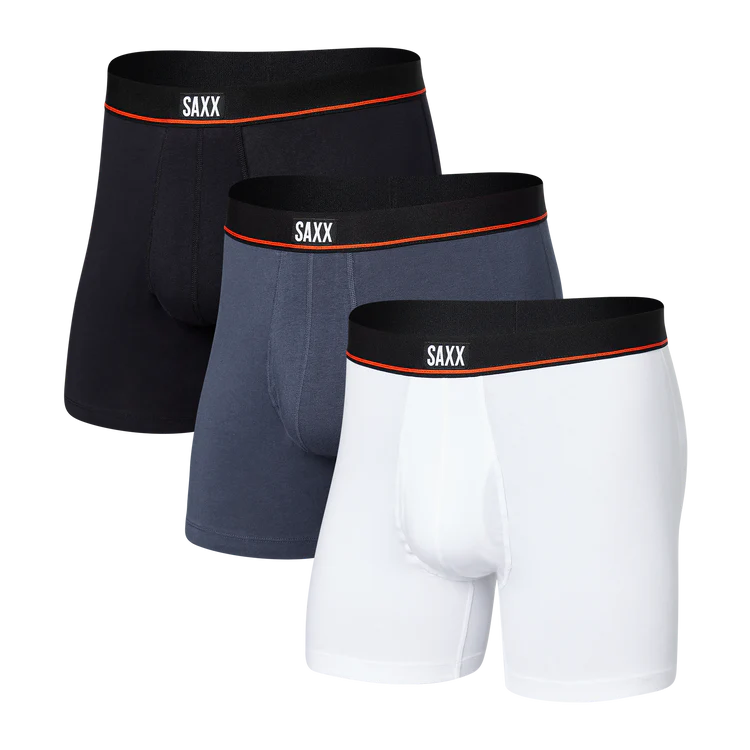 Saxx Non-Stop Stretch Cotton 3-Pack Boxer Brief