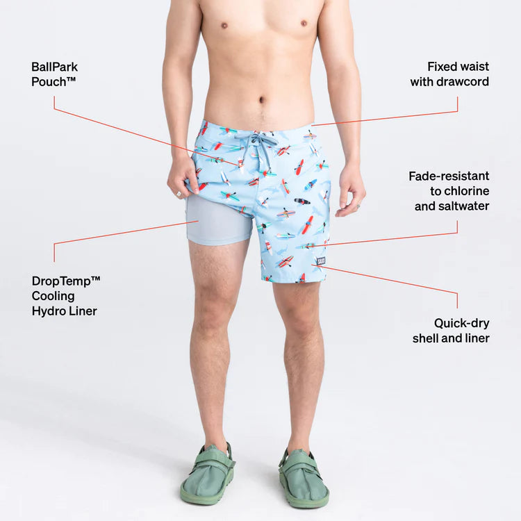 Betawave Swim Shorts 17" - Paddlers
