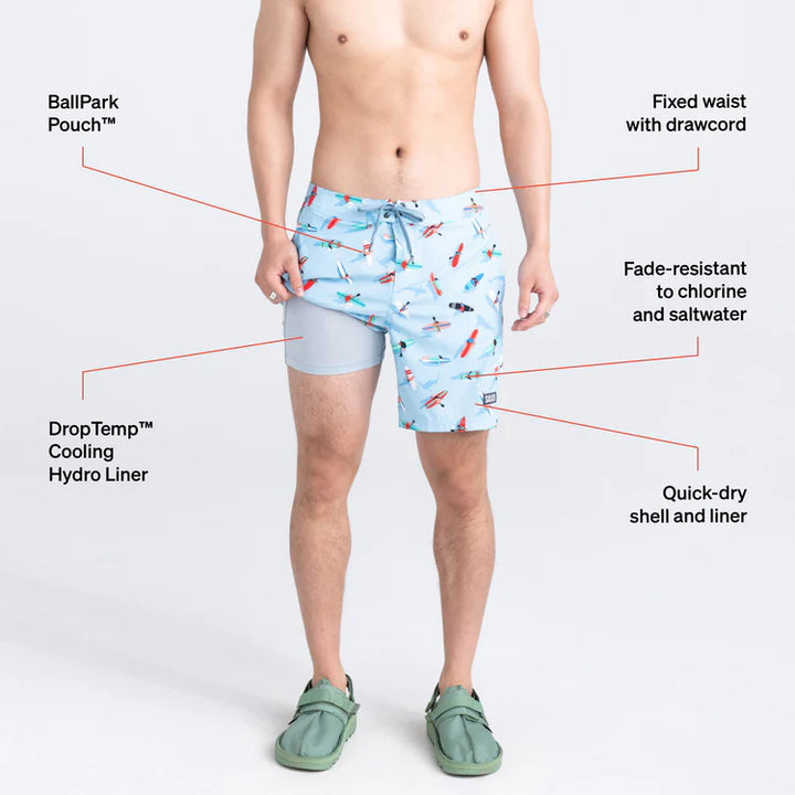 Betawave Swim Shorts 17" - Paddlers