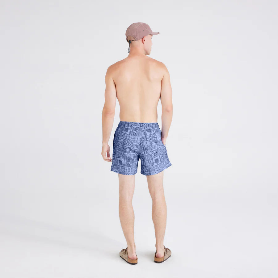 🇨🇦 Saxx Oh Buoy 2in1 Volley 5" - Tropical Tapa