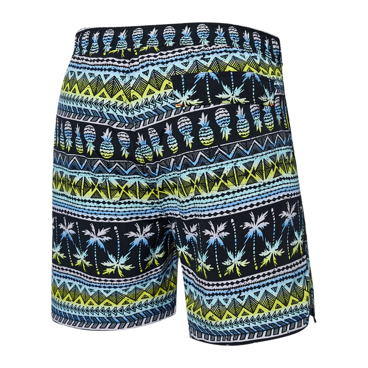 Saxx Go Coastal - Swim Volley 5" Swim Shorts - Pina Stripe