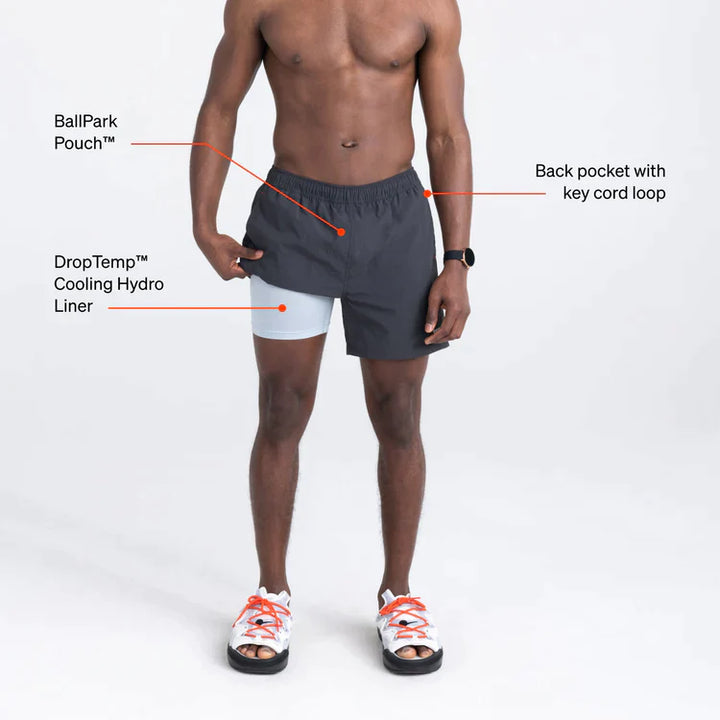 🇨🇦 Saxx Go Coastal - Swim Volley 7" Swim Shorts