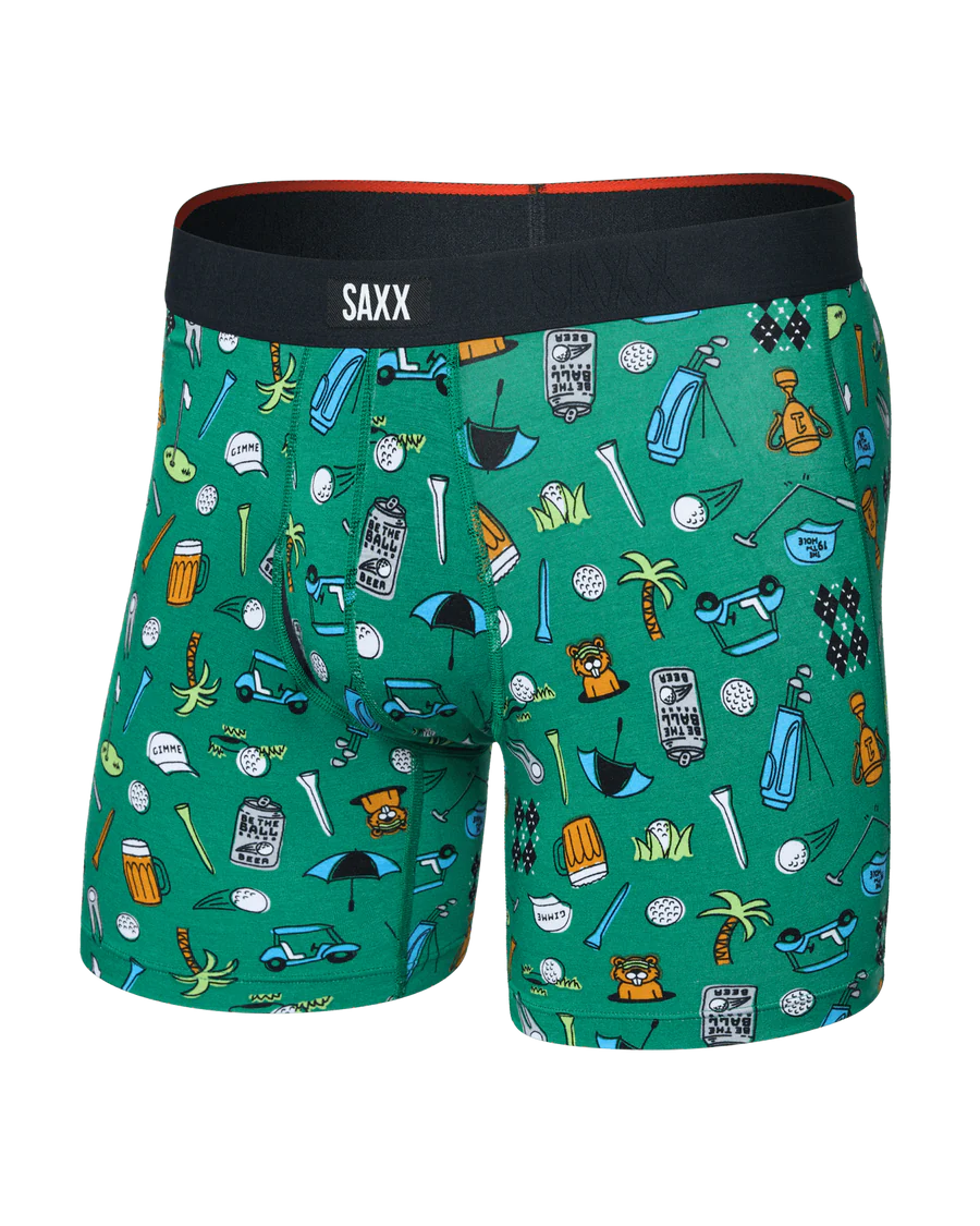 Saxx Vibe Xtra Soft Boxer Brief - Fairway Bits