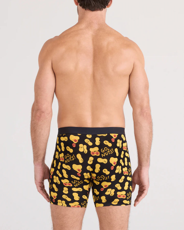 Saxx Vibe Xtra Soft Boxer Brief - Go Nuts-Black